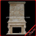 Indoor Classic European Fancy Marble Stone Fireplace Accessories YL-B103